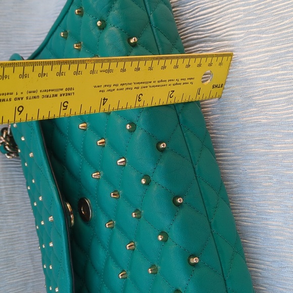 Rebecca Minkoff Teal Quilted Chain Strap Bag - Picture 11 of 13